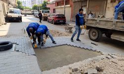 Akdeniz'de sokaklar yenileniyor, bahçe yolları açılıyor