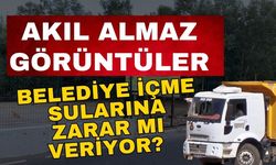 Görüntüler şaşkınlık yarattı… Döşemealtı Belediyesi içme sularına zarar mı veriyor?