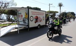 Antalya’da motosikletlilere özel eğitim karavanı