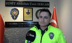 Öğretmene verdiği nasihatle içleri yakan polis memuruna binlerce dua