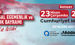 Antalya Büyükşehir Belediyesi 23 nisan ulusal egemenlik ve çocuk bayramı ilanı