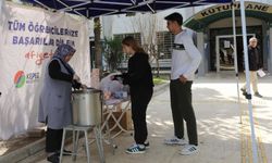 Kepez’den sınav haftasında öğrencilere sıcak çorba