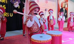 Anamur'da 4-6 yaş öğrencileri yıl sonu heyecanı yaşadı