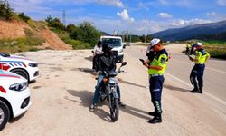 Antalya'da motosiklet denetimi; 3 milyon 450 bin TL ceza