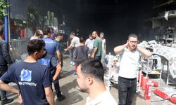 Araç boyama atölyesindeki yangında 12 kişi dumandan etkilendi