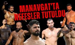 Manavgat'ta Çeyrek final sona erdi... Yarı finale kalan başpehlivanlar belli oldu