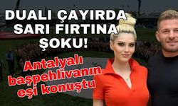 Dualı çayırda Sarı fırtına şoku! Ünlü başpehlivanların yapamadığını gelir gelmez yaptı! Antalyalı başpehlivanın eşi konuştu