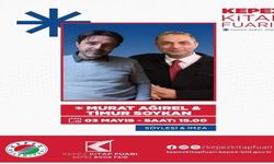 Gazeteci Murat Ağırel ve Timur Soykan Kepez Kitap Fuarı’na geliyor