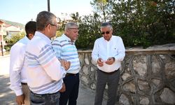 Kemer Belediye Başkanı Necati Topaloğlu ilçe genelindeki çalışmaları denetledi