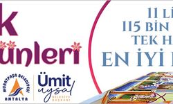 Muratpaşa Belediyesi çiçek festivali ilanı