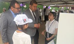 Minik mucitler eserlerini sergiliyor