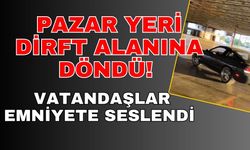 Pazar yeri dirft alanına döndü! Vatandaşlar emniyete seslendi