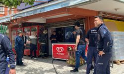 Markette yangın korkusu