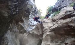 Isparta’da Yazılı Kanyon'da suda kaybolan gencin cansız bedenine ulaşıldı