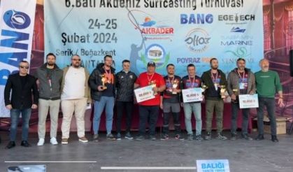 120 sporcu Antalya’da balık tutmak için yarışıyor
