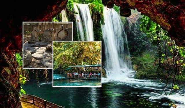 Antalya Kepez’de yer alan doğa harikası Düden Şelalesi’nin suyu nereden gelir nereye dökülür?