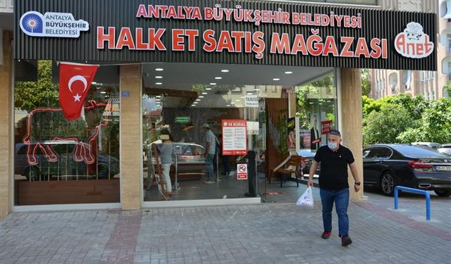Antalya Halk Et’in kaç ton et sattığı belli oldu… Peki Halk Et’e nasıl ulaşılır?