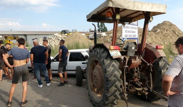 Manavgat’ta panik anları… Freni boşalan traktör neredeyse faciaya yol açıyordu
