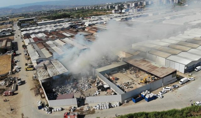 Aydın’a üst üste yangın şoku… Aydın’da bir fabrika daha yandı