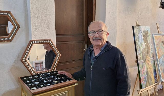 Sedef kakma işçiliği festivalde yoğun ilgi gördü