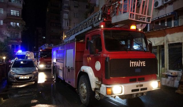 Antalya’da misafirhane olarak kullanılan evde yangın çıktı