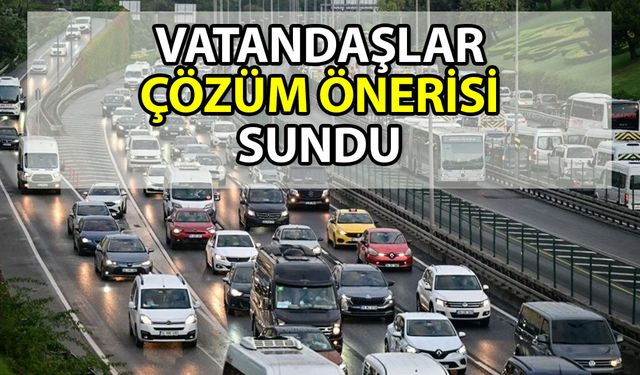 Antalya’nın trafik sorununa çözümü halk söyledi