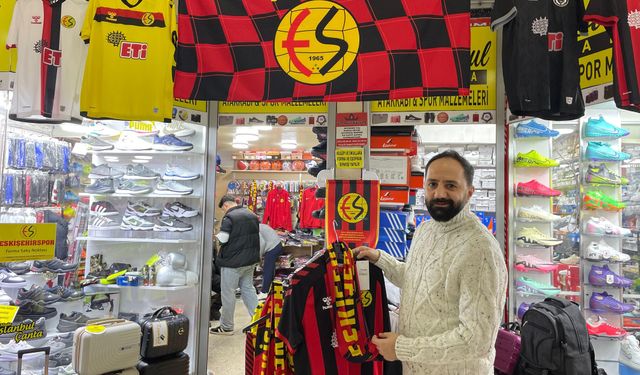 Eskişehirspor'un maç heyecanı forma satışlarına yansıdı