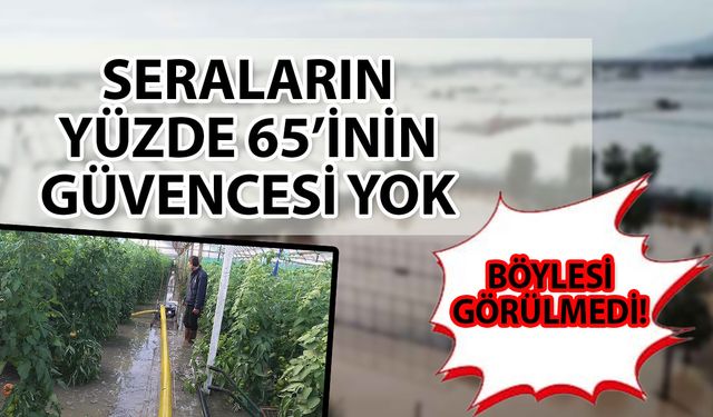 Antalya’da seraların yüzde 65’i güvencesiz kaldı… TARSİM rakamları tek tek açıkladı