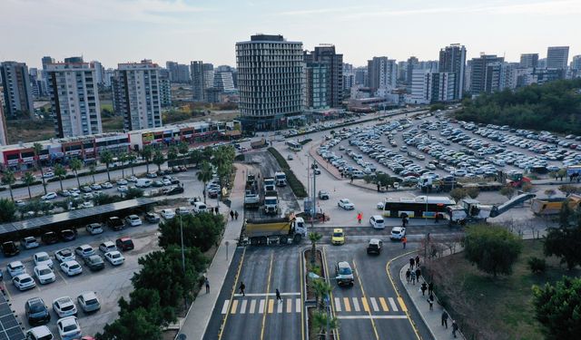 MEÜ Tıp Fakültesi Hastanesi'nin giriş yolu yenilendi