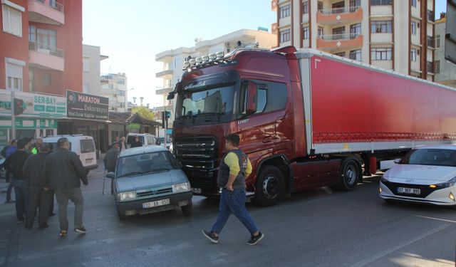 Babasının kaza yaptığını öğrendi, panik yapıp yayaya çarptı