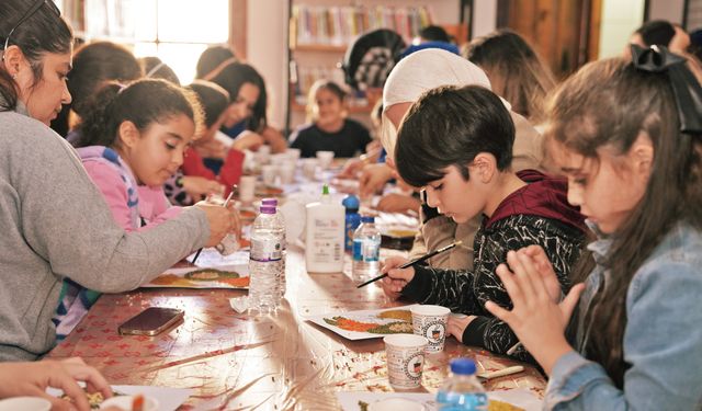 Alanya Belediyesi Çocuk Kütüphanesi’nden, yarıyıl tatilinde çocuklara eğitici atölyeler