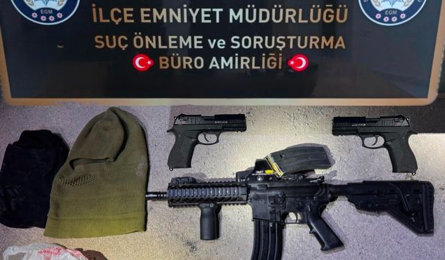 M4 tüfek ve el bombası yakalatan yeğen, suçu ölmüş amcasına attı