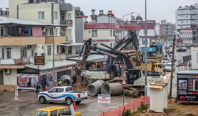 Kepez’in Şelale Mahallesi’nde drenaj hattı yenilendi