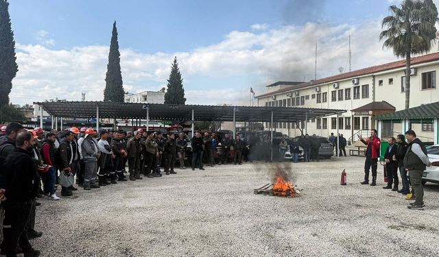 Mersin Orman Bölge Müdürlüğünde personele yönelik eğitimler sürüyor