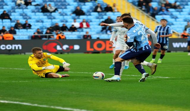 Adana Demirspor Bodrum FK maçında top ağlara değemedi