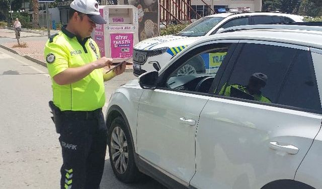 Gazipaşa'da trafikte sıkı denetim uygulandı