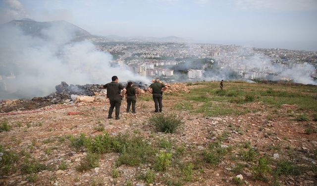 Alanya’da aynı bölgede 4. kez çıkan yangına sebep olan kişi gözaltına alındı