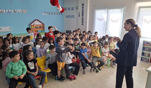 Anaokulu öğrencilerine sıfır atık eğitimi verildi