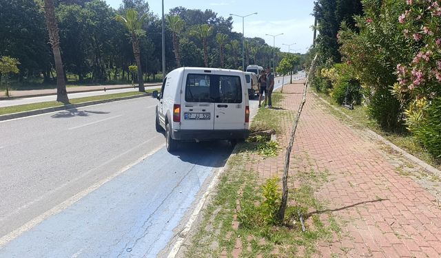 Devrilmekten son anda kurtuldu