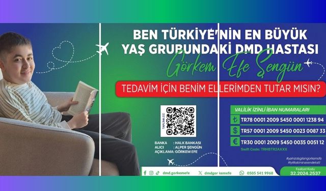 Görkem Efe için süre daralıyor… Yurtdışındaki ilaca ulaşması gerekiyor