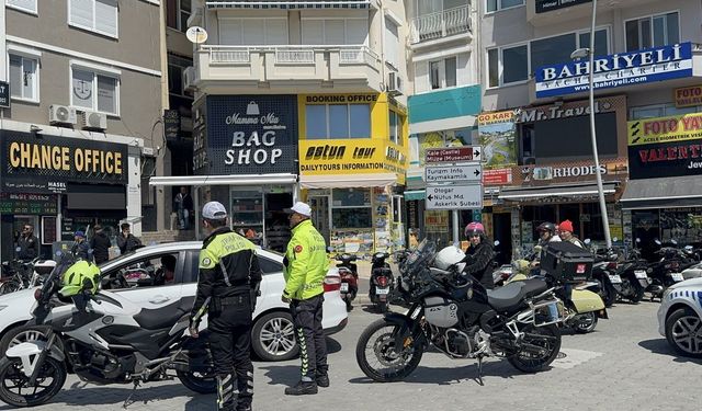 Marmaris’te motosiklet sürücülerine 4 aydır ceza yağıyor