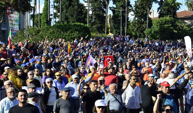 Mersin'de 1 Mayıs coşkusu