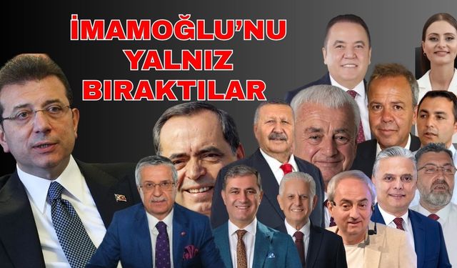 Antalya’daki belediye başkanları Ekrem İmamoğlu’nu benimsemedi