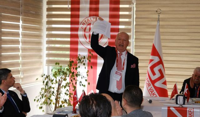 Antalyaspor Vakfı, Gencer’le devam dedi
