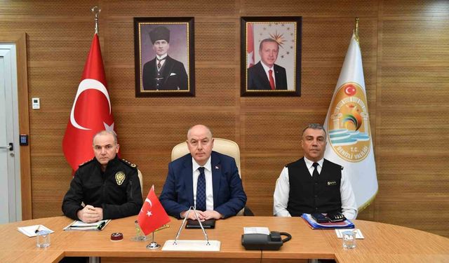 Vali Coşkun 2025 Nisan ayı asayiş verilerini paylaştı