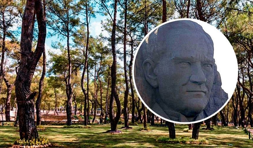 Türkiye’nin ikinci en büyük Atatürk maskı Antalya Kepez’de!