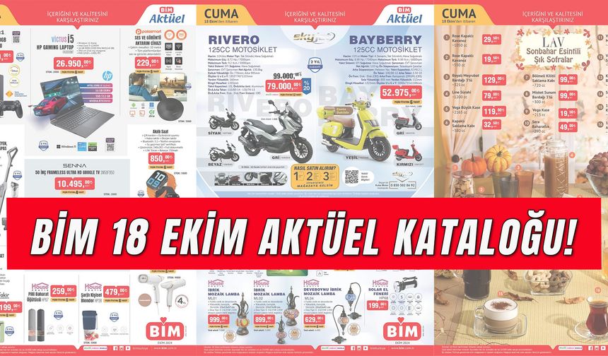 Bu Cuma BİM’e Şarjlı Elektrik Süpürgesi Geliyor! BİM 18 Ekim Aktüel Kataloğu: Ultra HD TV, Laptop ve Çok Daha Fazlası!