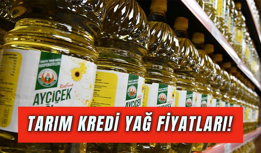 Tarım Kredi Yağ Fiyatları: Ayçiçek Yağı 1, 5, 18 LT Fiyatı Ne Kadar?