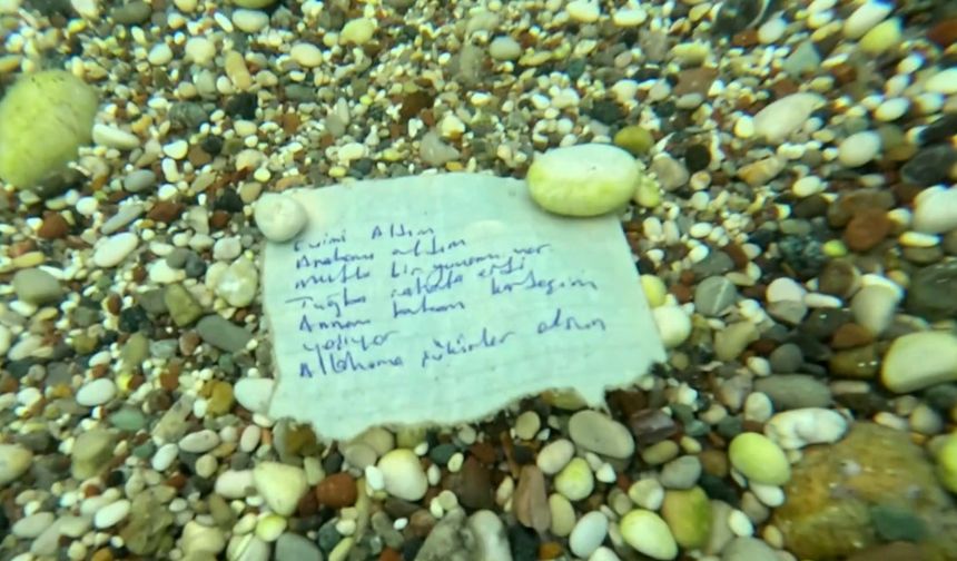 Antalya’nın Hıdırellez’de en çok dileği dilekler denizin dibinde görüntülendi