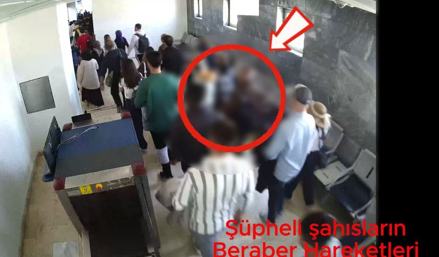 Havalimanında şok eden görüntüler